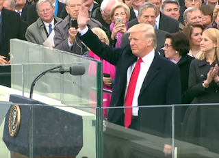President Trump Inauguration Speech Screen Capture from youtube.com The White House