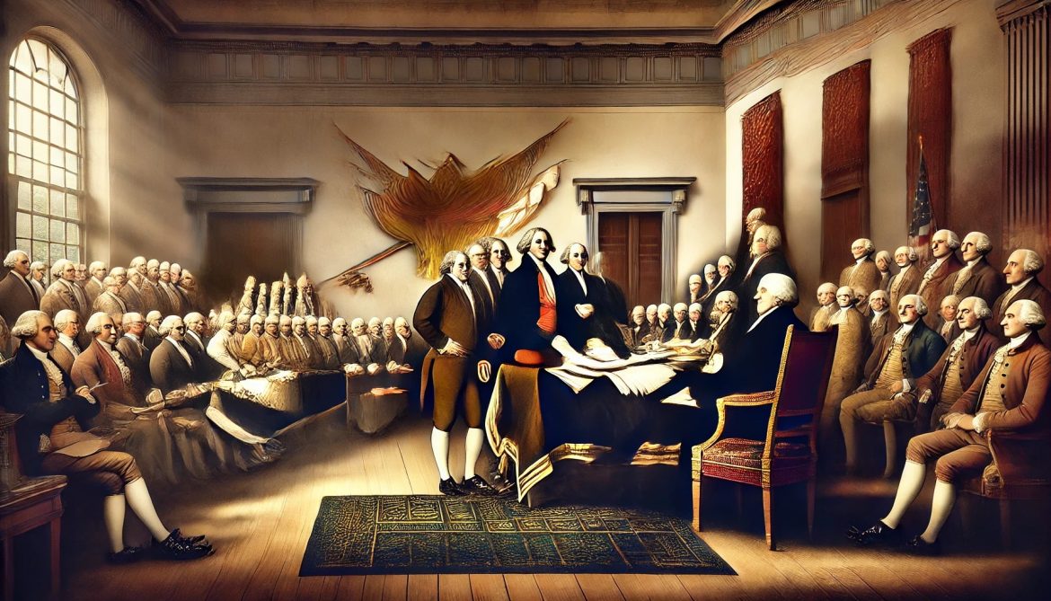 Declaration of Independence – Signing Image