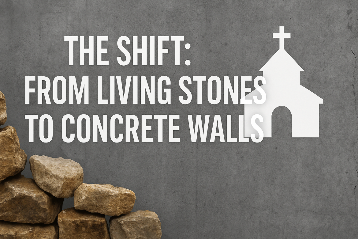 From Living Stones to Concret Buildings